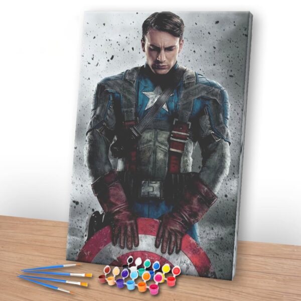 Kit Pintura Terapêutica - Capitão America