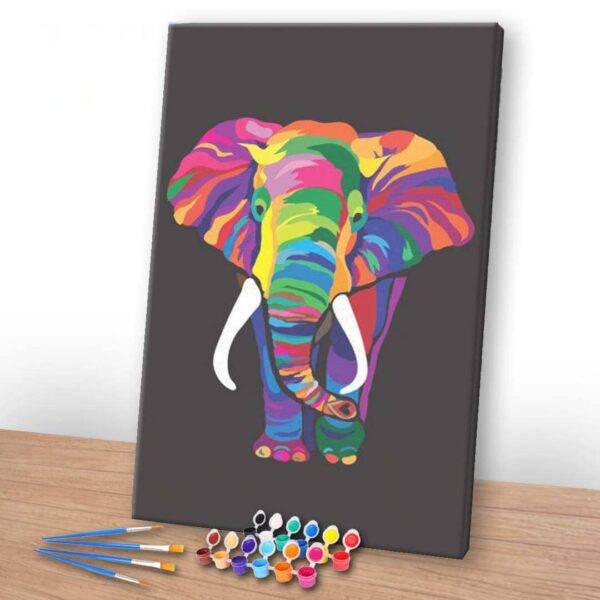 Kit Pintura Terapêutica - Elefante Psicodelico