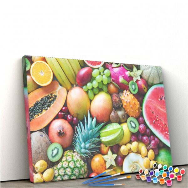 Kit Pintura Terapêutica - Frutas