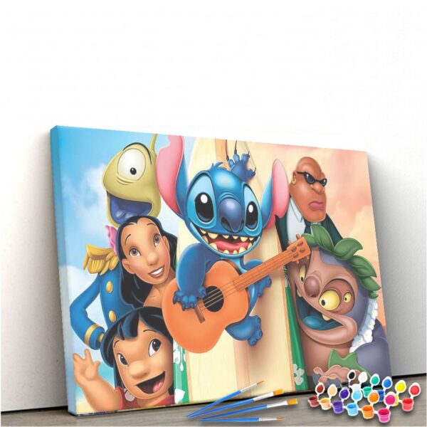 Kit Pintura Terapêutica - Lilo & Stitch