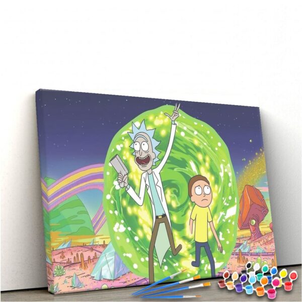 Kit Pintura Terapêutica - Rick and Morty