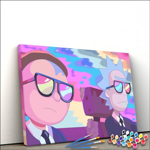 Kit Pintura Terapêutica - Rick e Morty