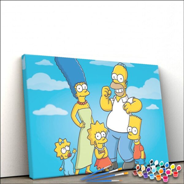 Kit Pintura Terapêutica - Simpsons